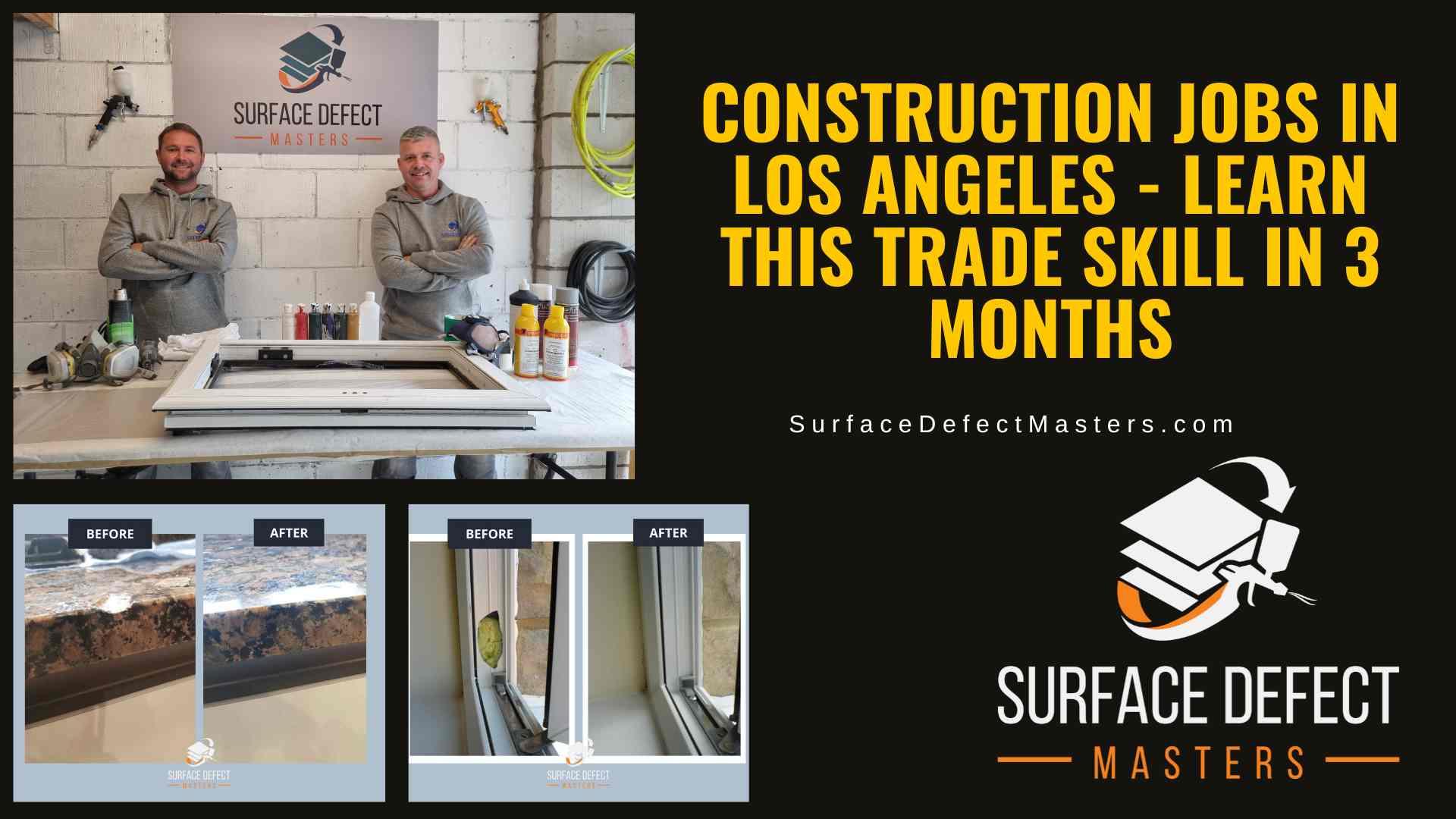 Construction jobs in Los Angeles - learn this trade skill in 3 months