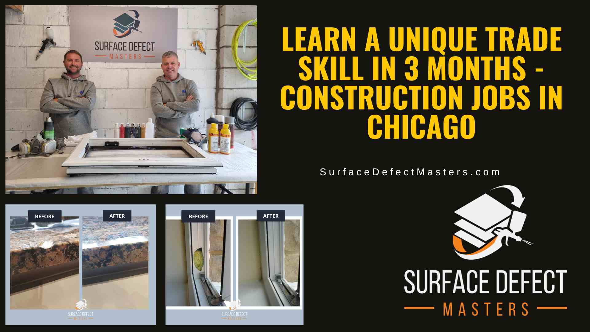 Learn a Unique Trade Skill in 3 Months - Construction Jobs in Chicago