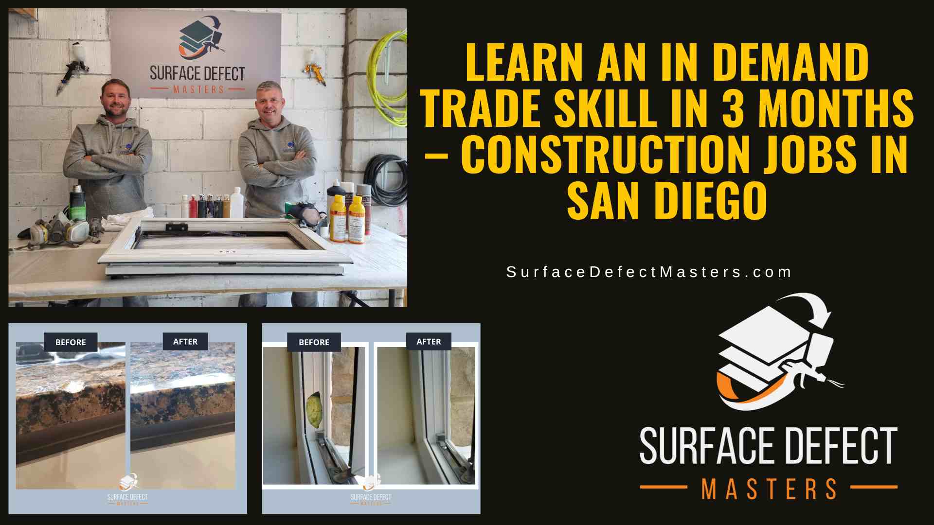 Learn an In demand Trade Skill in 3 Months – Construction Jobs in San Diego